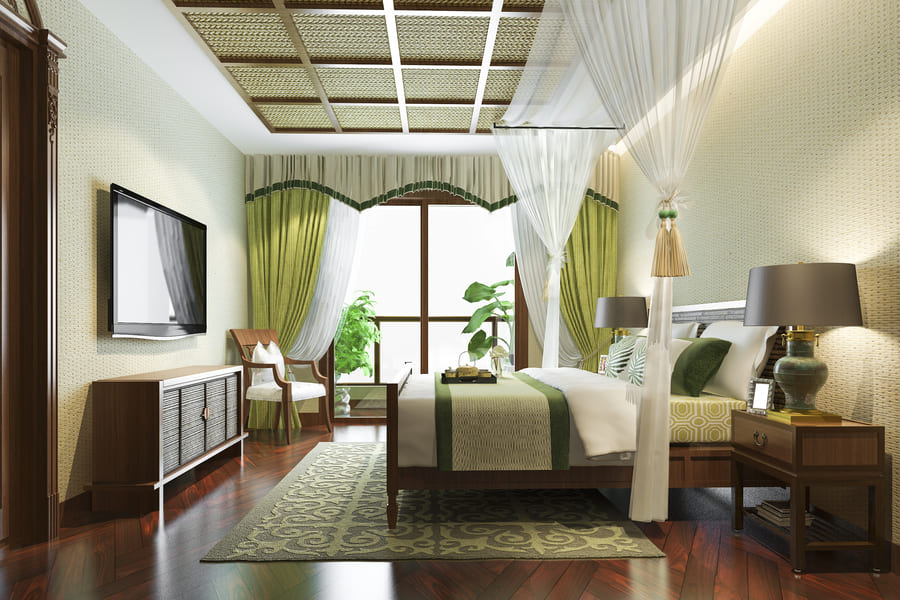 Habitacion de UN hotel de lujo en China.